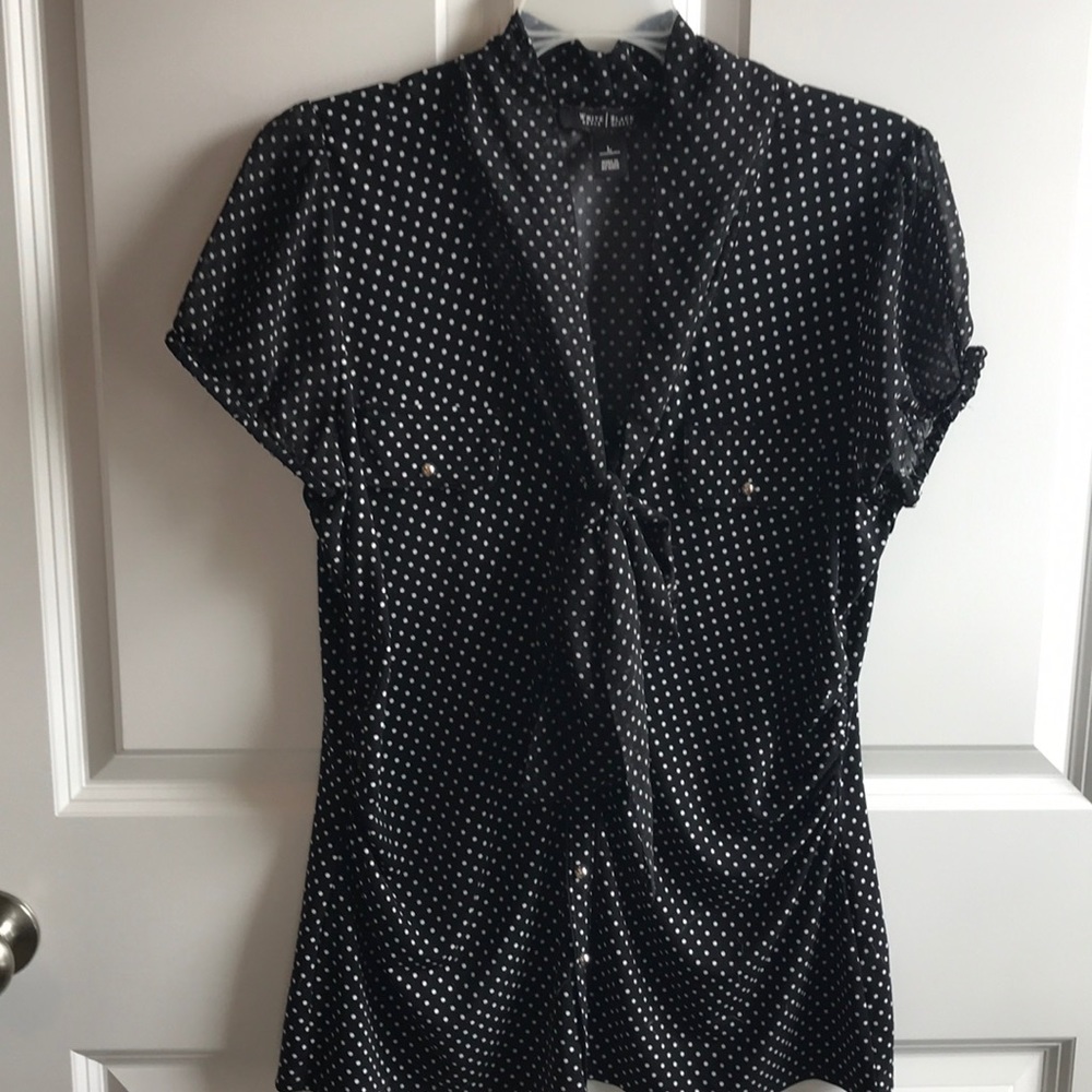 Polka dot blouse